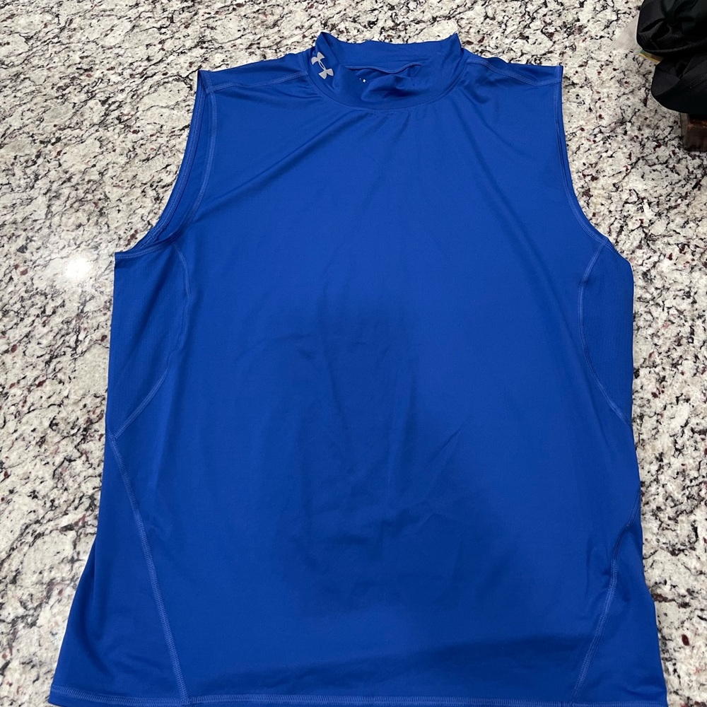 Under Armour compression training short sleeve top.